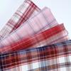 New Plaid Polyester Yarn-Dyed Fabric with Gold & Silver Threads for DIY Pleated Skirts