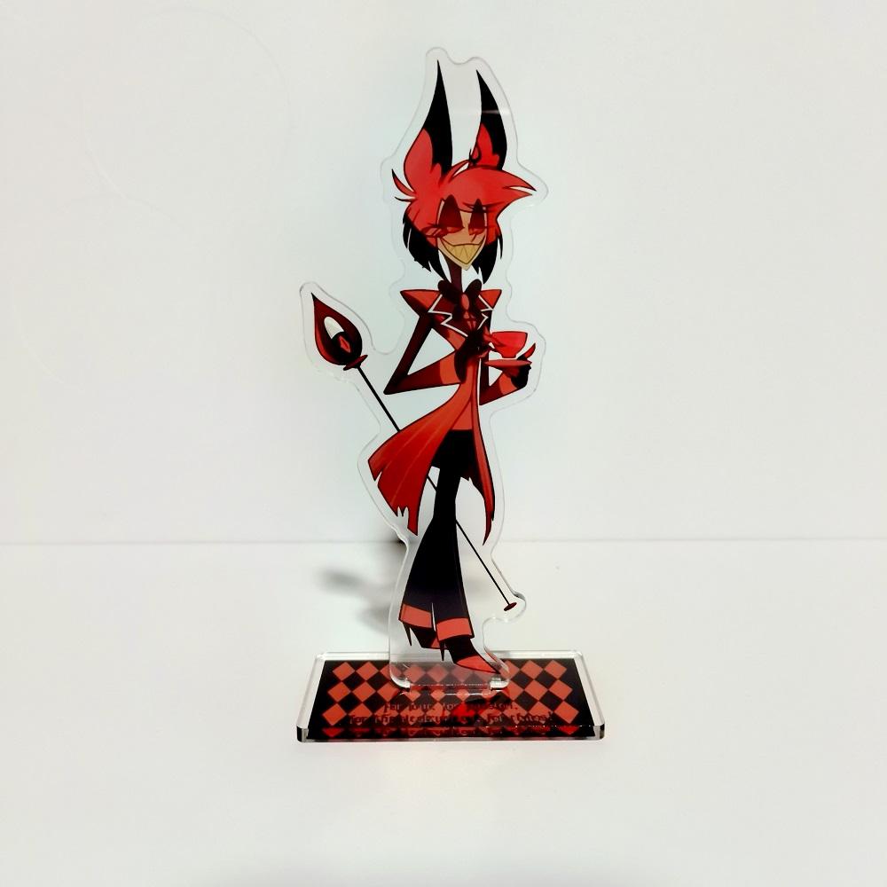 Hazbin Alastor Hotel Morning Cosplay Stand Anime 15cm Acrylic Cartoon Model Standing Birthday Presents Bag Decoration Set Premium Quality