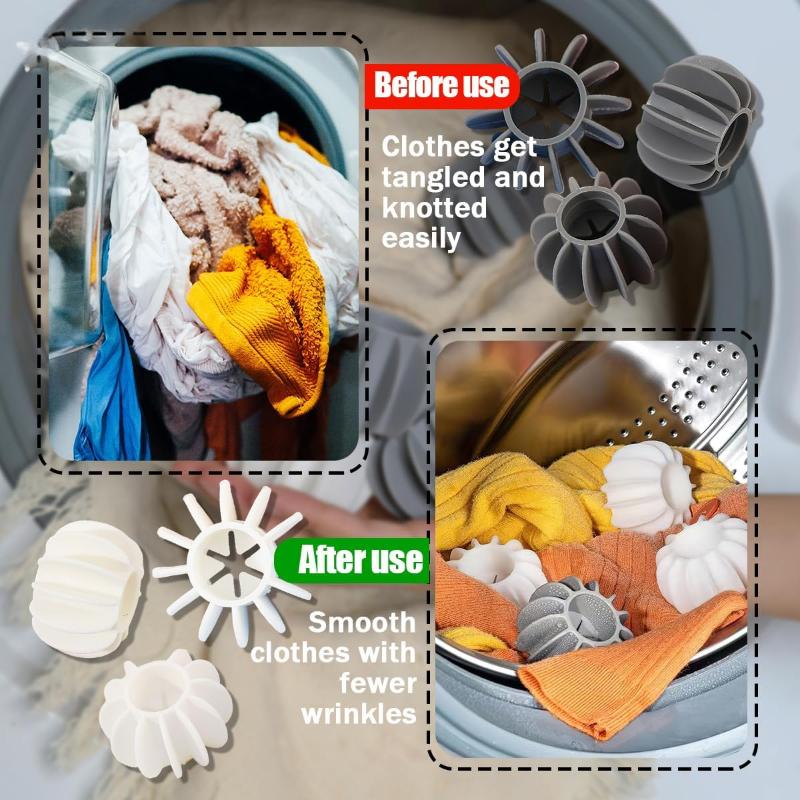 2/5/10/20PCS Laundry Ball Reusable Clothes Hair Cleaning Tool Pet Hair Remover Washing Machine Cat Hair Catcher Laundry Ball