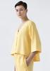 Linen Flared Top Women Loose Casual Blouse Bracelet Sleeve Oversized Shirt