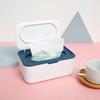 Våtservietter Boks Papirdispenser Bærbar med Lokk Oppbevaringsboks Holder Støvtett Baby Bilorganisator Serviett Varm