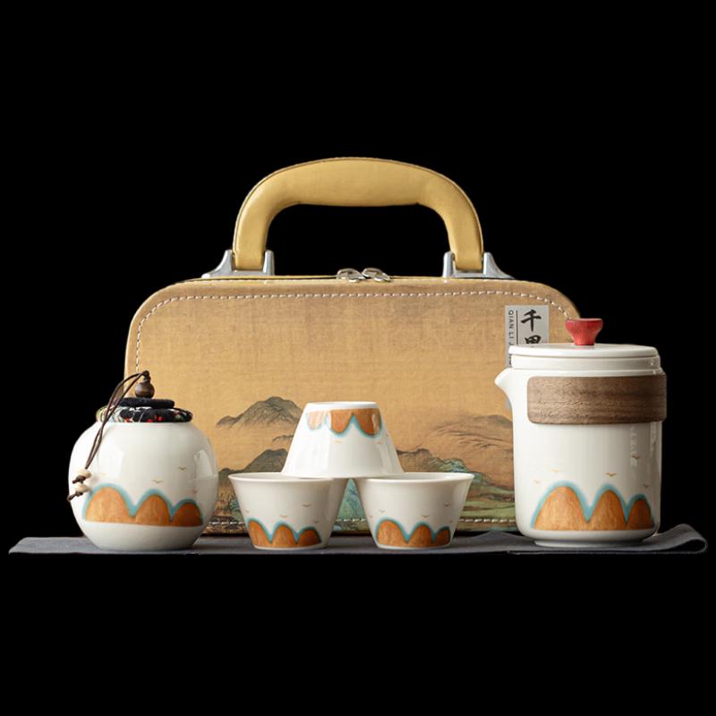 Woding Chinese Landscape Tea Set Gift