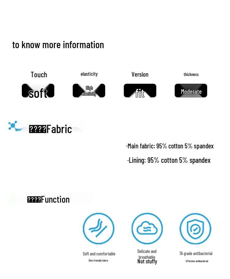 Jianjiang Men's 7A Antibacterial Cotton Boxer Briefs 4-Pack