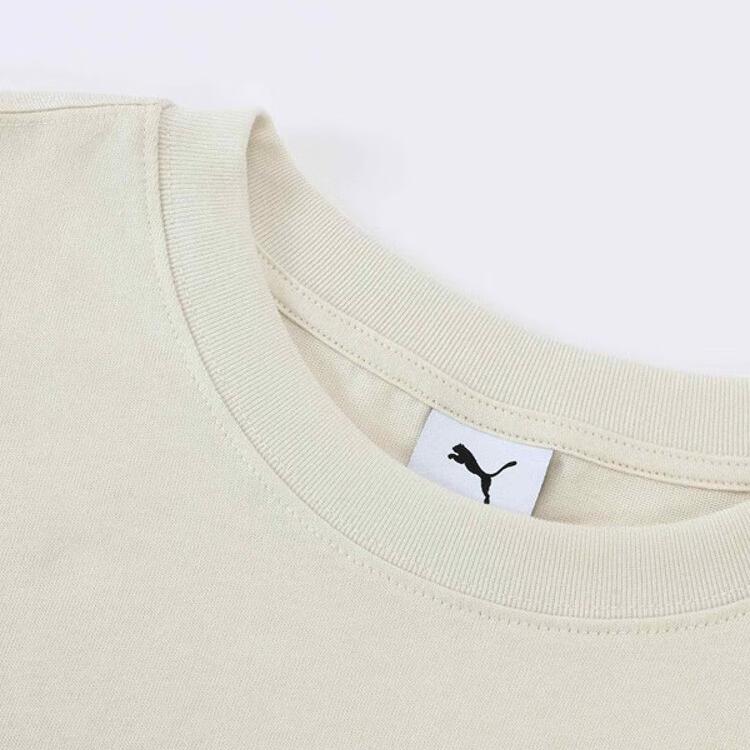 New PUMA Graphic SS25 T Shirt Unisex Snow 87 633853-87