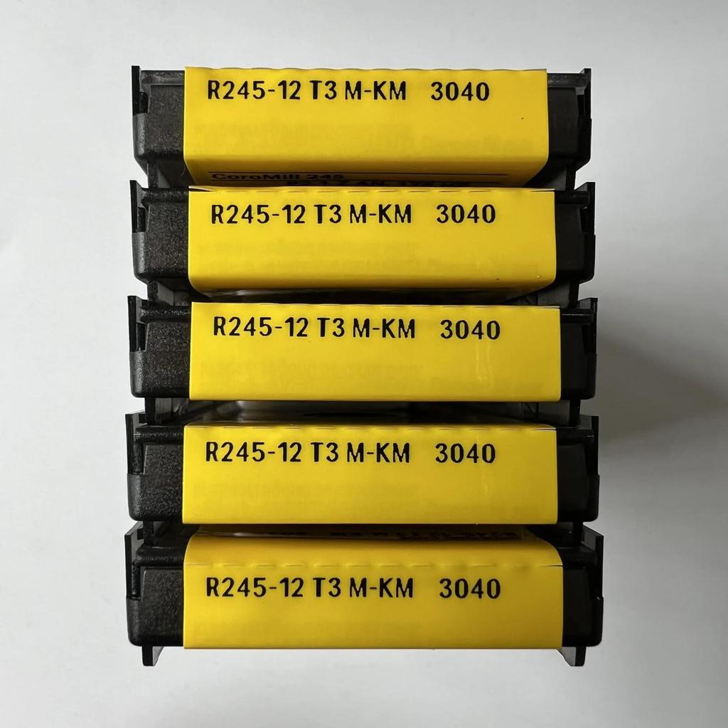 Original Sandvik / R245-12T3M-KM 3040 /  CNC lathe carbide blade 10 Pcs