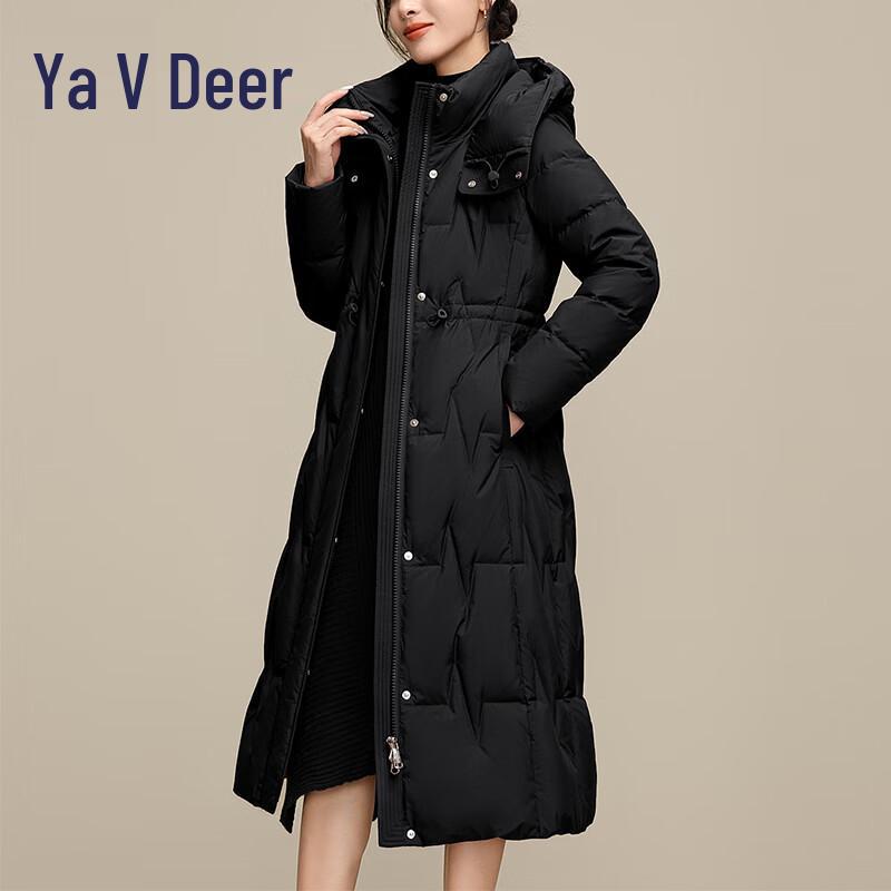 

Yalu Women s Long Hooded Down Jacket 2XL