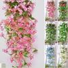 Artificial Hanging Vine DIY Decor Fake Morning Glory