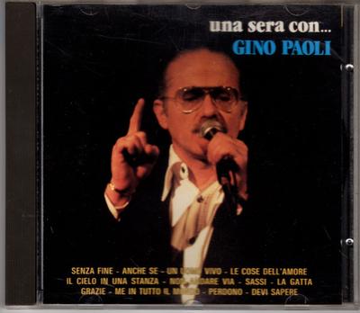 CD GINO PAOLI - Una Sera Con Gino Paoli CDOR8464 Ricordi Italy Pop Used