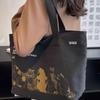 Bolso de Hombro de Lona de Gran Capacidad para Mujer - Moda Otoño e Invierno Bolso Tote Japonés