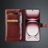 Card Holder Cover Case for OPPO Reno12 Pro /OPPO Reno 12 Pro Pu Leather Flip Cover Retro Wallet Phone Case Business Fundas Coque