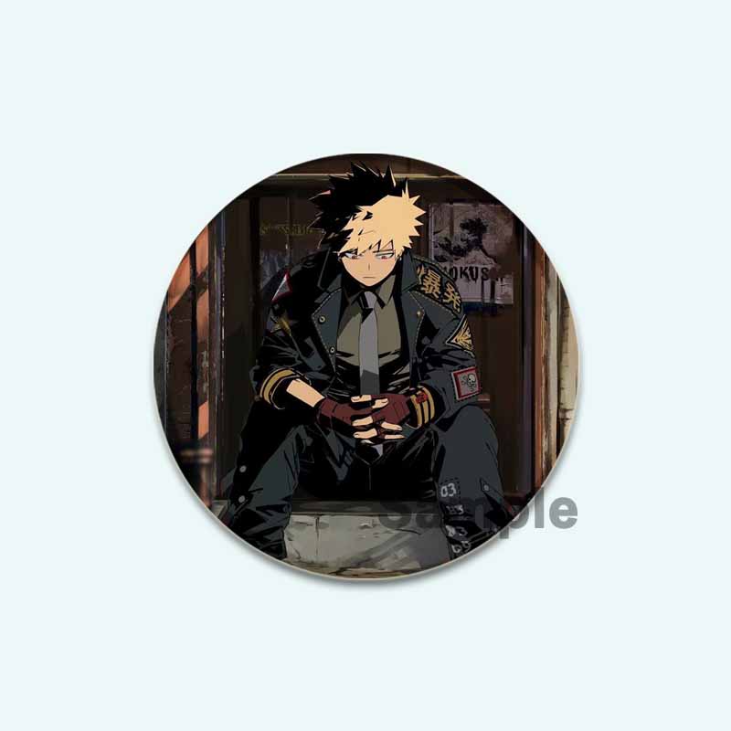 

32/44/58 мм Фанаты Коллекции Аниме Моя геройская академия Броши Мидория Изуку/Бакуго Кацуки/Тодороки Шото Значок на рюкзак Мультяшные значки на лацкан 32mm