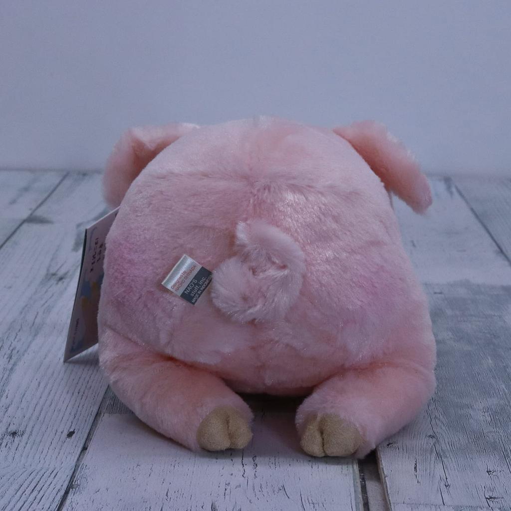 Shinada Happiness Series: The Happiness Pig (M) 15 X 16 X 32cm Plush Toy, Animal Merchandise, HPW-0200P