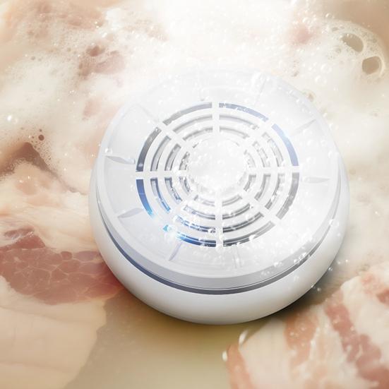 Fruit Vegetable Washing Machine IPX7 Waterproof Rechargeable Wireless Fruit Veggie Seafood Meat Cleaner Device Portable Wireless Purifier with 4 Modes