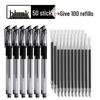 Black 0.5mm Bullet Tip Pen for Students and Office Use