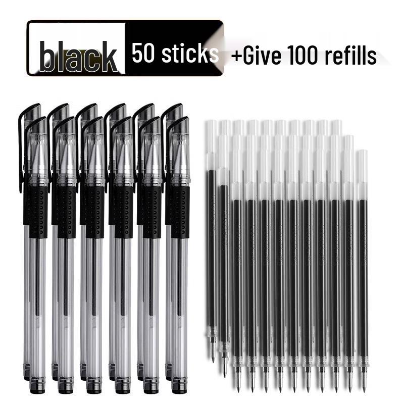 Black 0.5mm Bullet Tip Pen for Students and Office Use