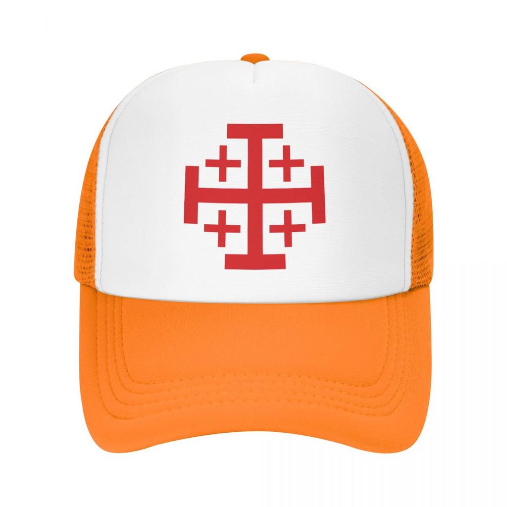 Personalized Jerusalem Kingdom Cross Baseball Cap Sun Protection Adjustable Knights Templar Crusades Trucker Hat Spring Dad Hat