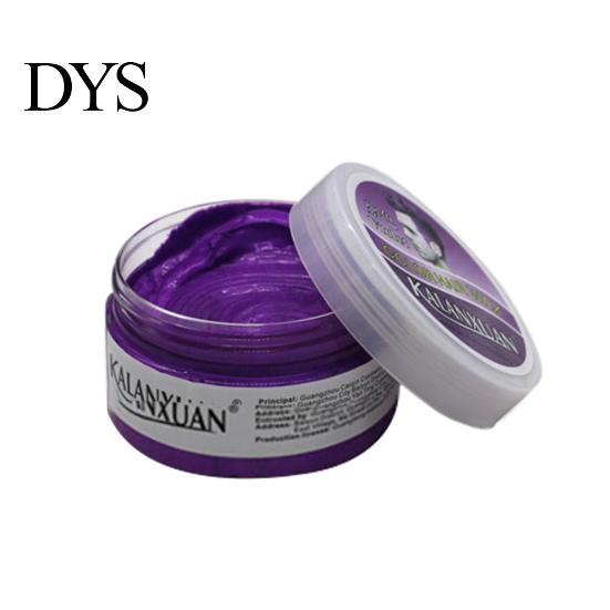 Dye Hair Wax Long Lasting No Discoloration Fashionable Color Temporary Hairstyle Cream for Cosplay
