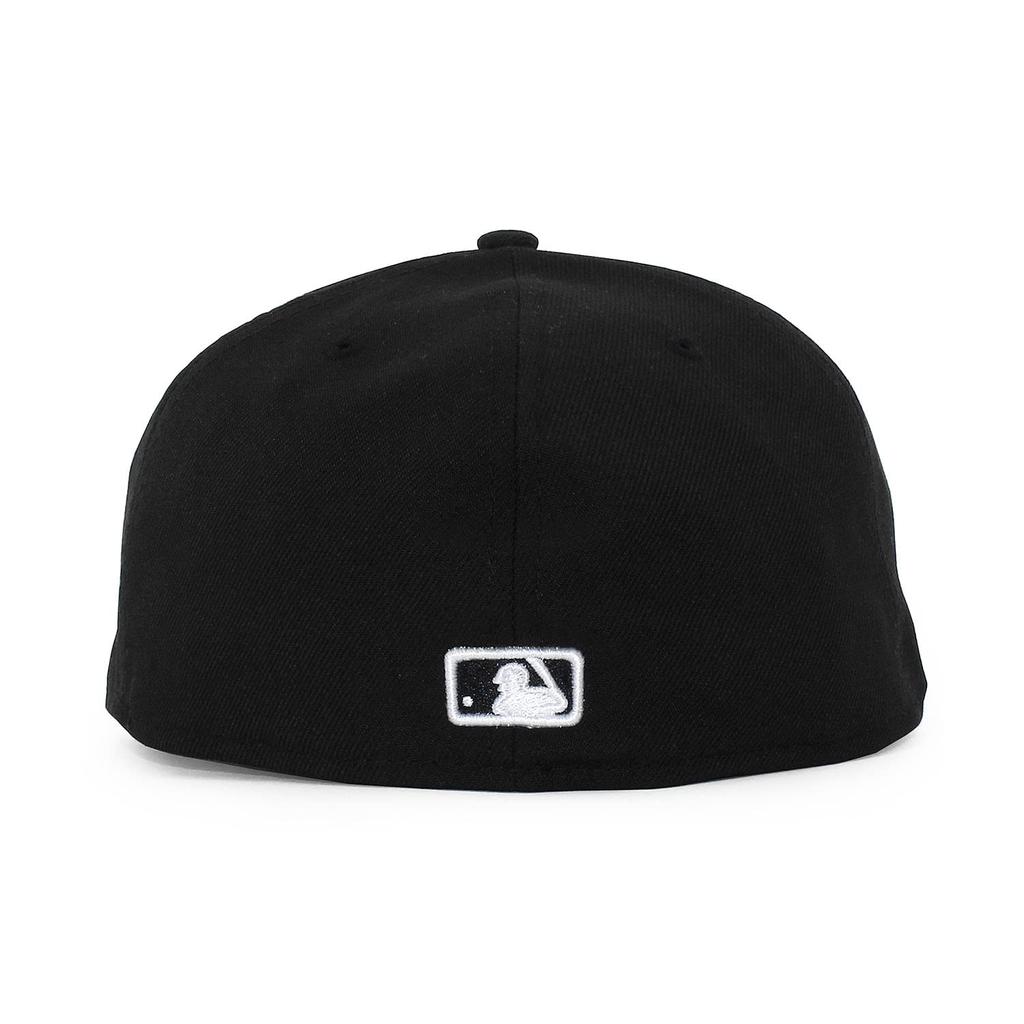 New Era 59FIFTY Detroit Tigers MLB Team Basic Fitted Cap Black (Black-White) - (7-3/8" (Approx. 58.7cm)) [Used]