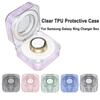 TPU Case For Samsung Galaxy Ring Charger Box Clear Cover Soft Protective Shell Accessories