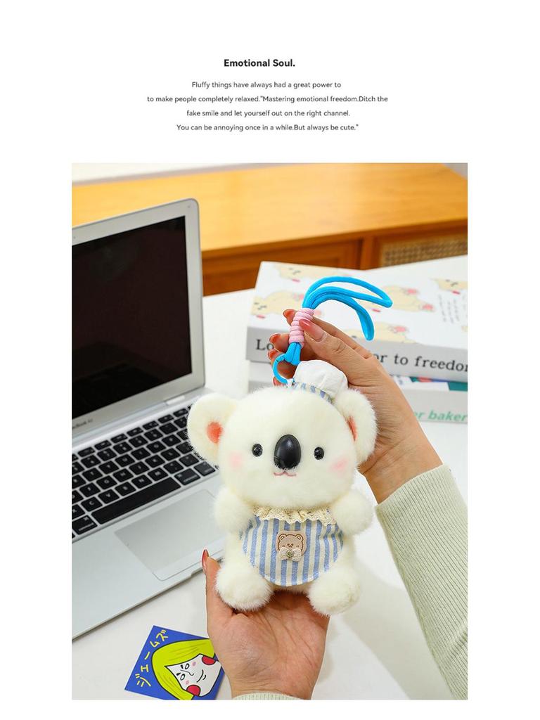 Versatile Koala Series Plush Rabbit Doll: Cute Bag Charm & Gift