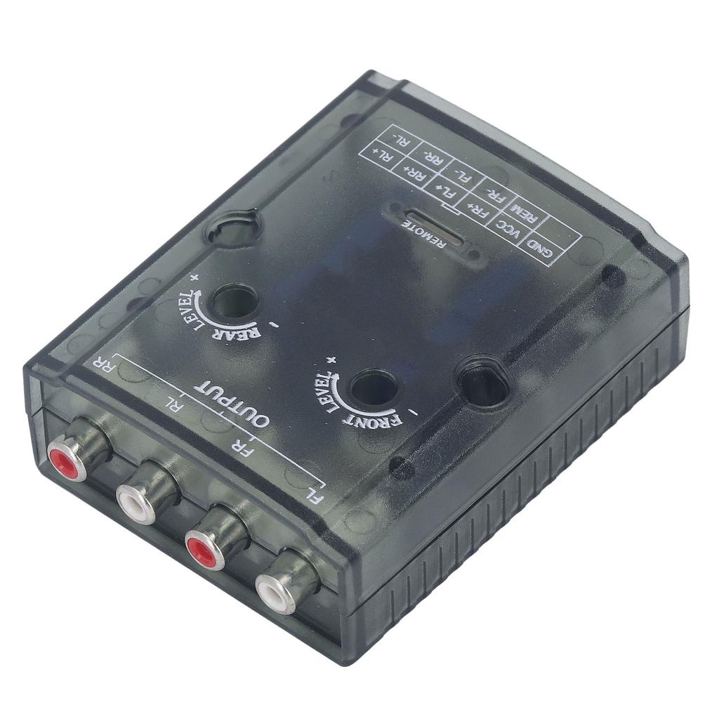 4 Channel Car Stereo Speak Delay Signal High To Low Converter 12V Amplifier for CD Player High and Low Adapter