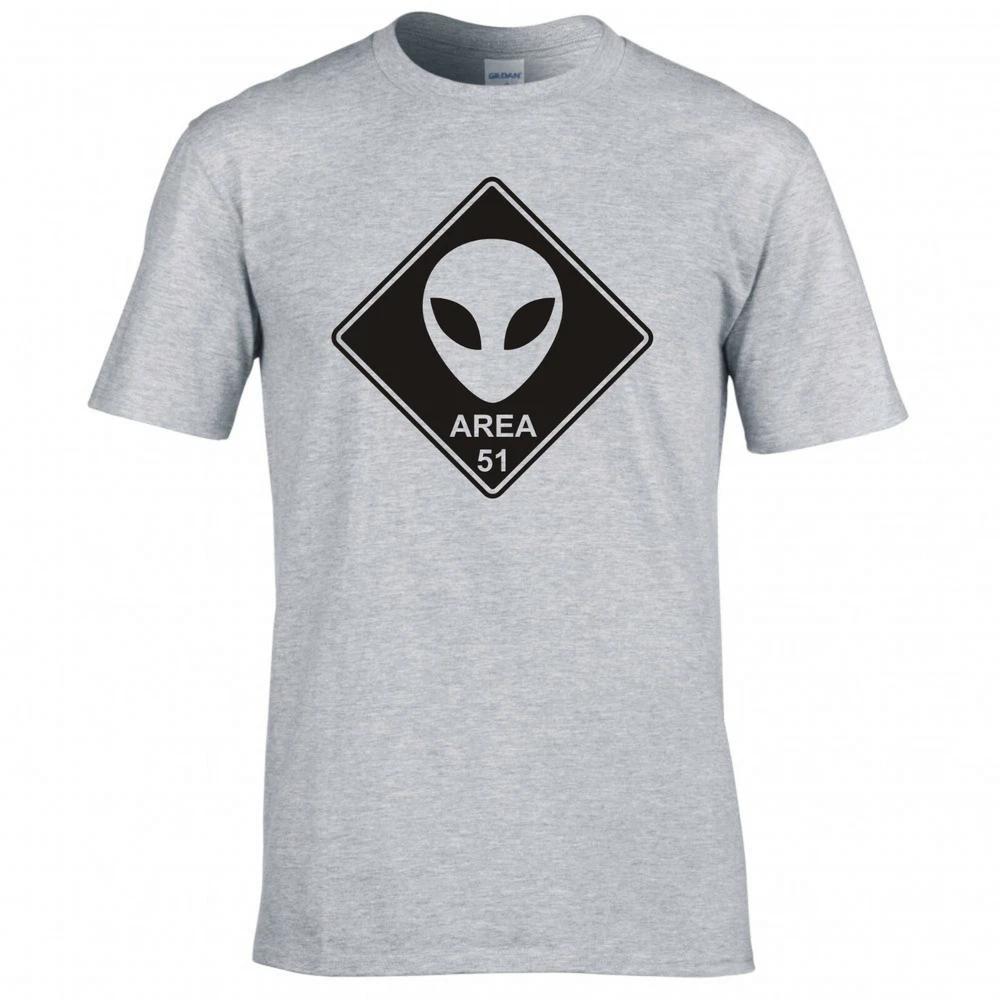 Funny Alien Area 51 Road Sign Tshirt