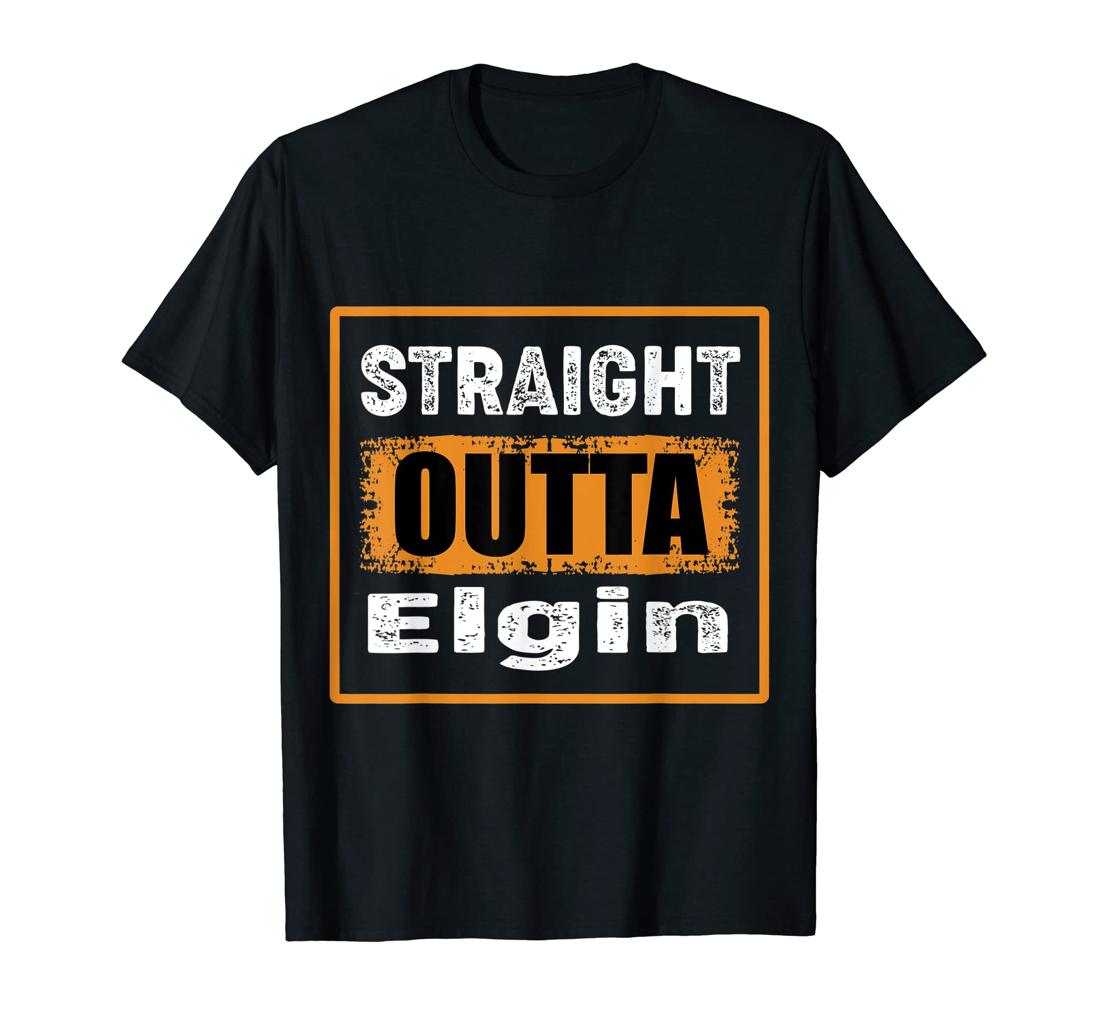 

Футболка Straight Outta Elgin Illinois USA Retro Antique Vintage