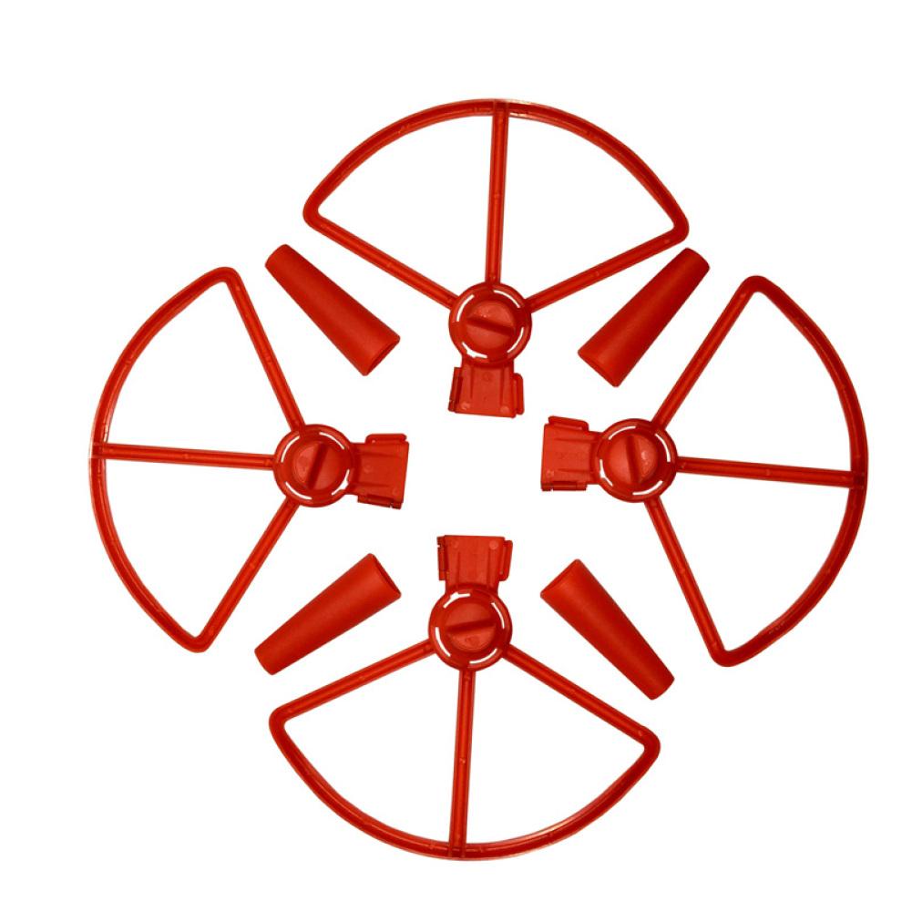 

4pcs Protection Cover Propellers Protective Guard Landing Legs Gear for DJI Spark RC Drone Protector Quadcopter Accessories червоний