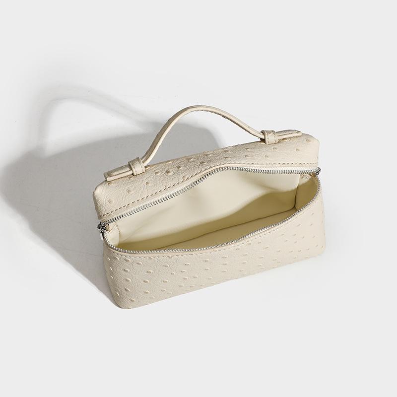 LP19 Fashionable Versatile 2025 New Genuine Ostrich Leather Crossbody Bag - Gigi Style Handbag