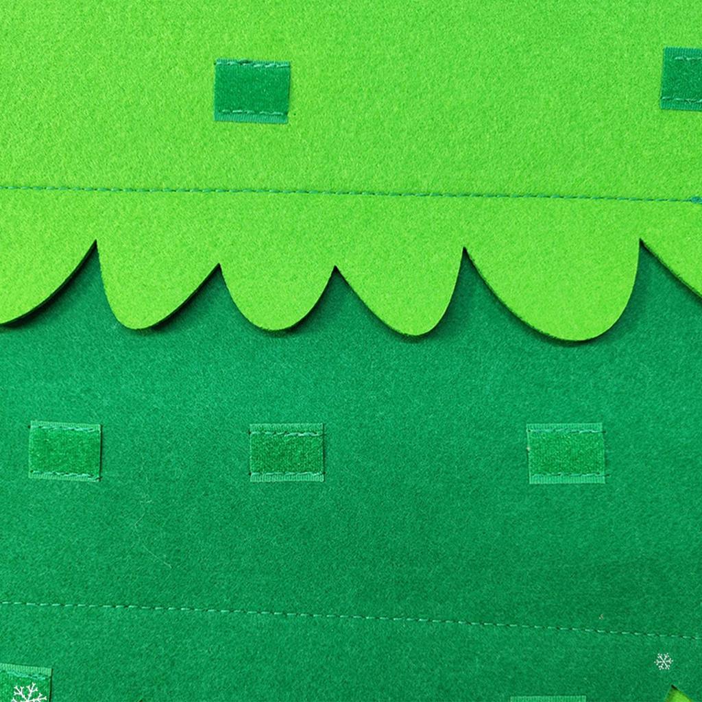 Felt Wall Christmas Tree Ornament Fun Handmade Toy Wall Felt Christmas Tree For Girl Kids Adults Nurseries Classrooms Living