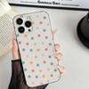 Simple Black White Polka Dot Corrugated Pattern For iPhone 17 16 15 14 13 12 11 16 Pro Max Plus Pro Non-slip Phone Cover