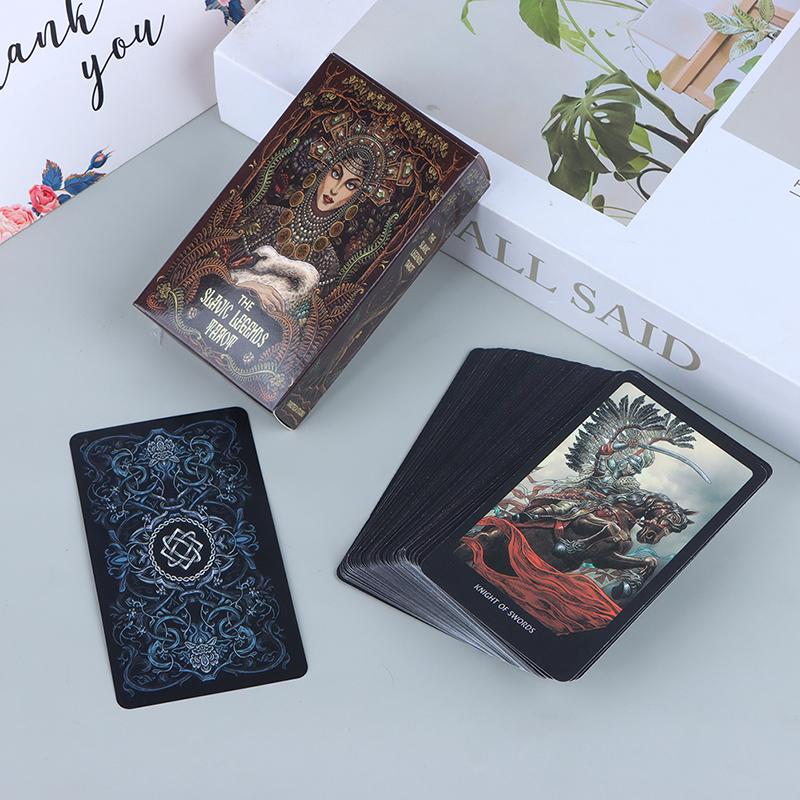 Slovanské legendy Tarotové karty Kapesní velikost Pro začátečníky Balíček Tarotová desková hra