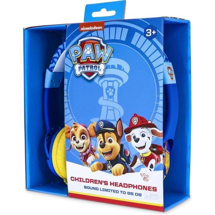 Casque d'écoute - otl - paw patrol - 3,5 mm - bleu - junior - filaire