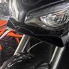 A16P-Motorcycle Frontal Spoilers Kit Motorcycle Front Lip Fixed Wing Fairing Spoilers Kit For Street Triple 765 RS