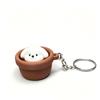 3D-gedruckter Fidget Clicker Schlüsselanhänger Knopfdrücker Tastatur Fidgets Schlüsselanhänger Cartoon-Tiere