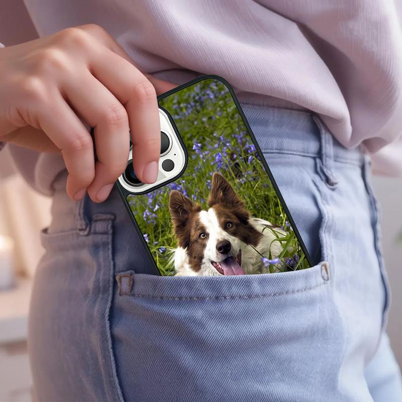 Border Collie Dog Phone Case For iPhone 17 Air 15 16e 14 13 Pro Max Coque 12 11 Pro Max PLUS cover