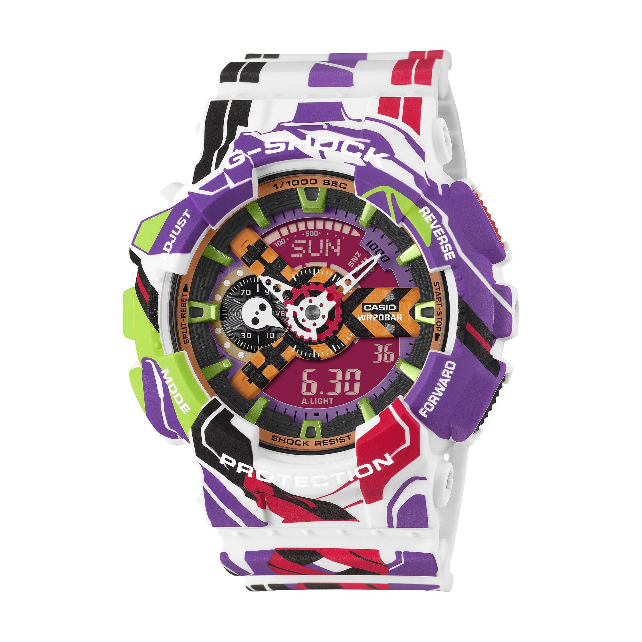 

[Casio] G-Shock Watch Evangelion Collaboration GA-110EVA30-7AJR Men s Purple (Official Japan Model)