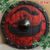 Round Metal Poster, Retro Embossed Viking Shields, Home & Garage Decor