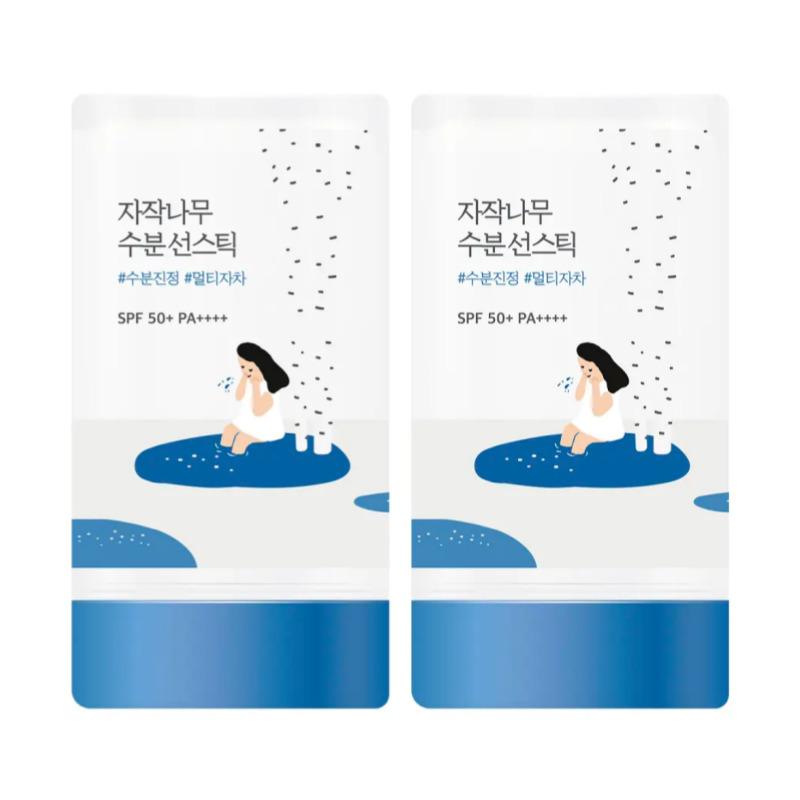 ROUND LAB Birch Juice Moisturizing Sun Stick SPF50+ PA++++ 19g + 19g