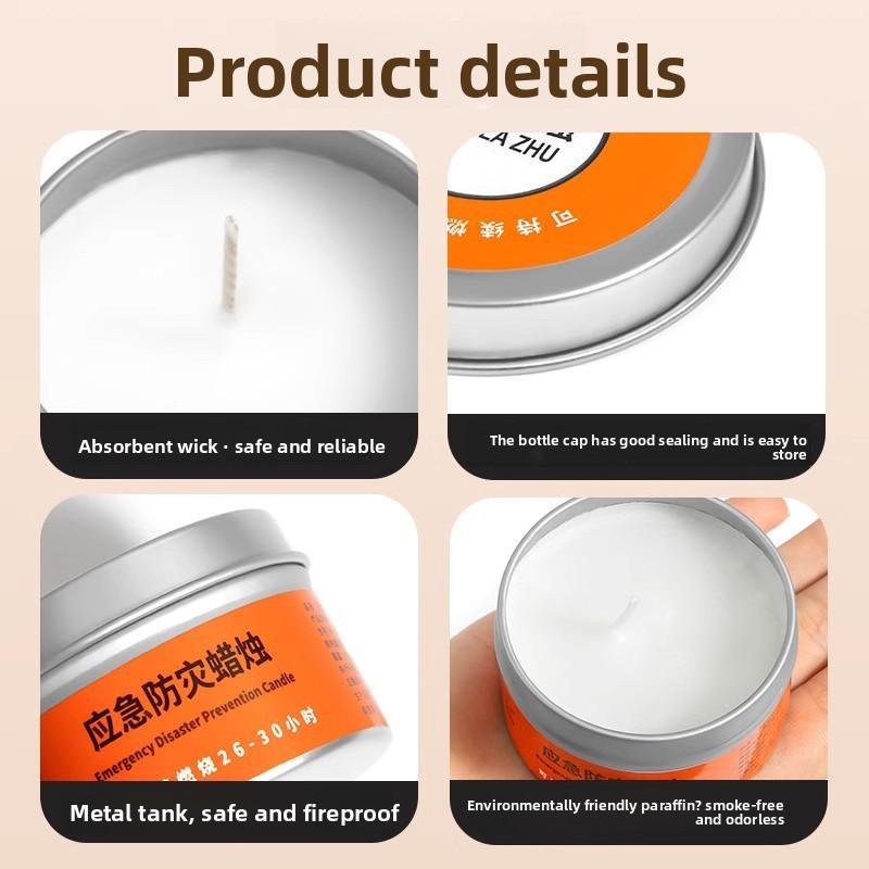 LightingSmokelessSmelllessEmergencySurvivalWindproofWildernessDisaster ReliefHome EmergencyDisaster PreventionCandle