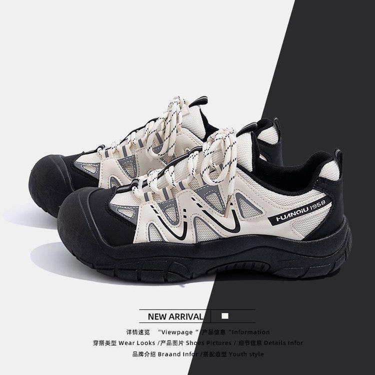 

Модные уличные полые дышащие туфли для папы женские 2024 осень новые модные повседневные уродливые милые туфли кроссовки для бега 35 чёрный