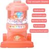 Kids Vacuum Cleaner Toy With Light Pretend Play Household House Cleaning Toys for Children Toddler Girls Boys Birthday Gift