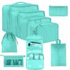 Seven-Piece Travel Storage Set: Wash Bag, Clothes, Underwear Organizer & Folding Sub-Pack