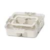 Compartment Food Container Grade Seasoning Box Kitchen Transparent Storage Spice Organizer