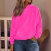 Women's Long Sleeve Oversized  Oversized Drop Shoulder Sleeves Women's Hooded Plush Sweatshirt
