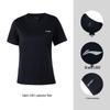 LI-NING Women's Professional Running Quick-Dry Short Sleeve T-shirt