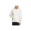 adidas Originals Solid Color Pullover Hoodie for Men, Yellow and White