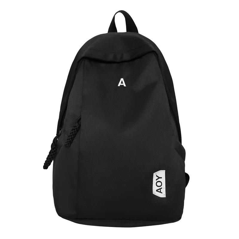 

Korean version of high school schoolbag female ins trendy cool backpack large capacity lightweight college student couple backpack