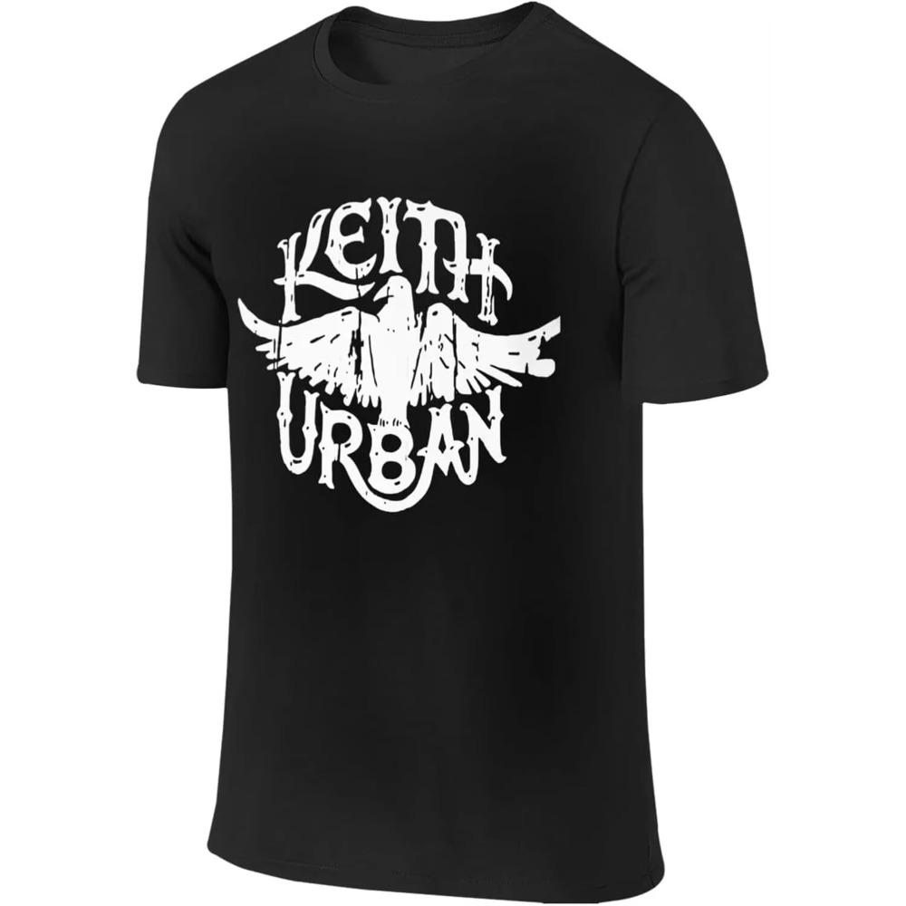 Men's Keith Music Urban T-Shirt 100% Cotton 2025 Summer Vintage Men Women Fashion O-Neck Cotton Tee Short