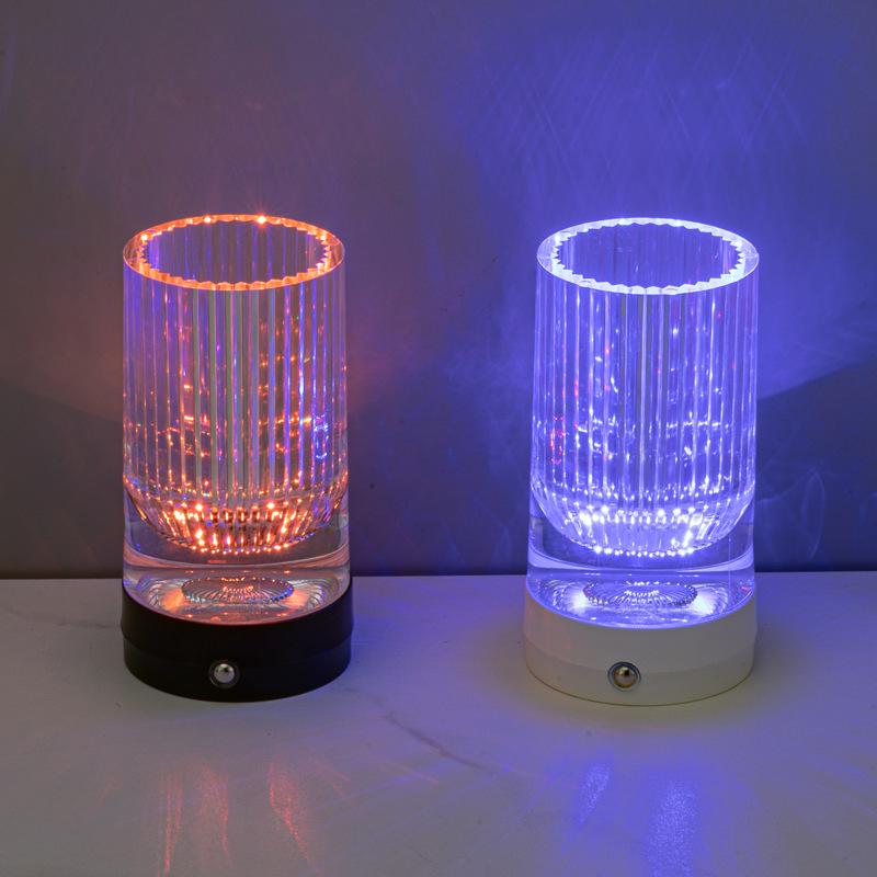 

Encrypted LED Vase Night Light, Eye-Protecting Sensor Lamp for Bedroom and Desktop Decor. 1200mAh